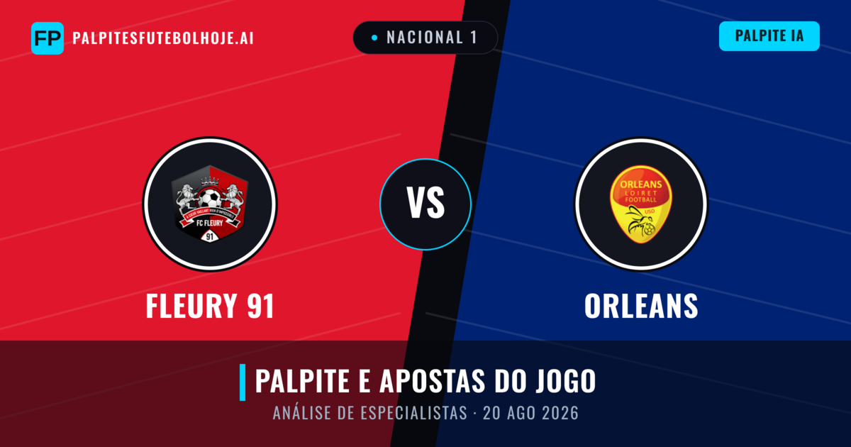 Fleury 91 vs Orleans — prognóstico e prévia do jogo