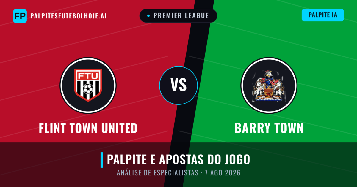 Flint Town United vs Barry Town — prognóstico e prévia do jogo
