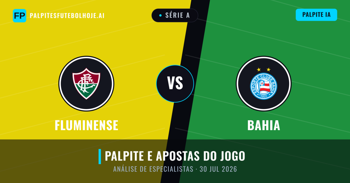 Fluminense vs Bahia — prognóstico e prévia do jogo
