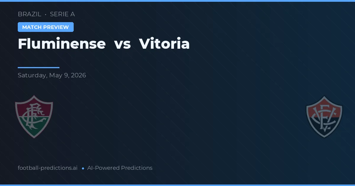 Fluminense vs Vitória — prognóstico e prévia do jogo
