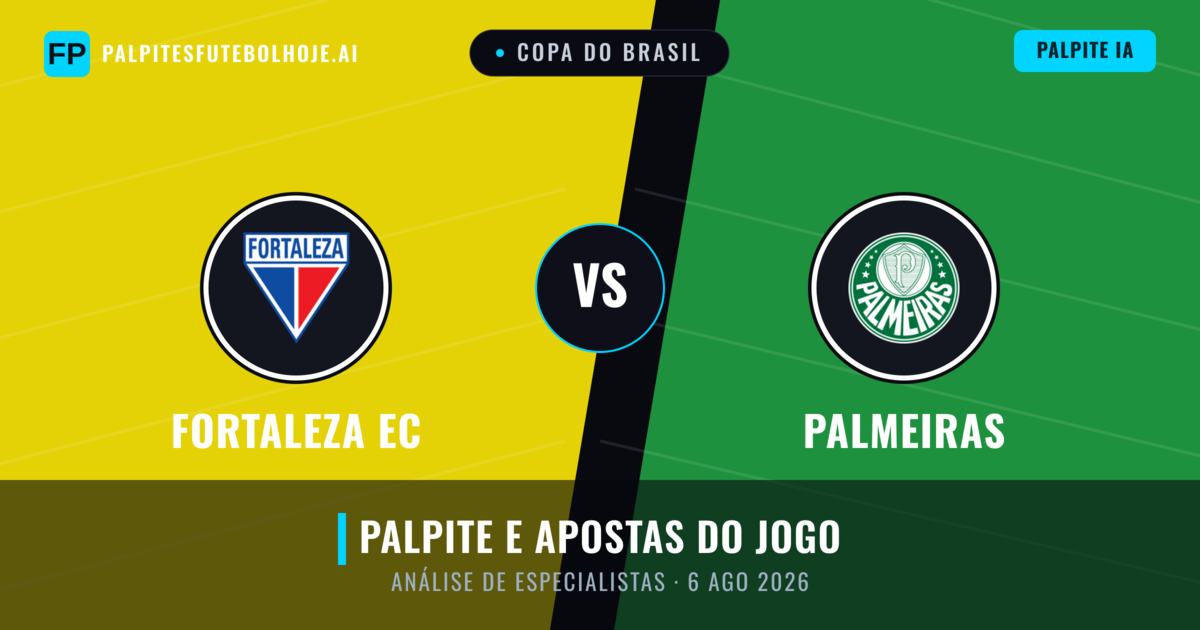 Fortaleza EC vs Palmeiras — prognóstico e prévia do jogo