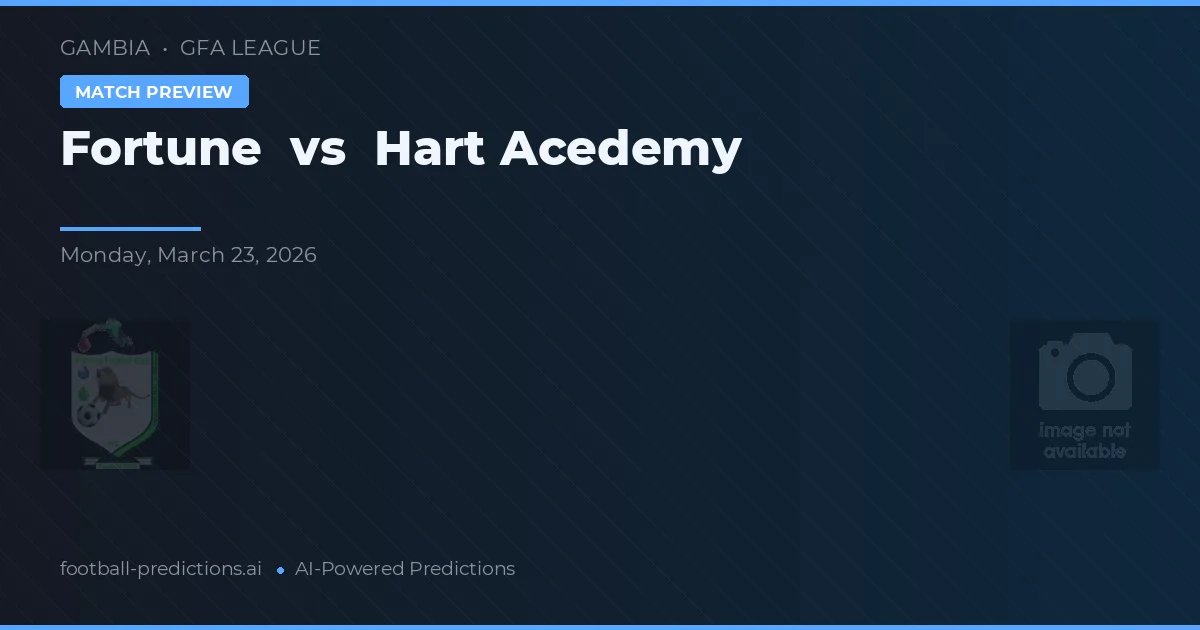 Fortune vs Hart Academy — prognóstico e prévia do jogo
