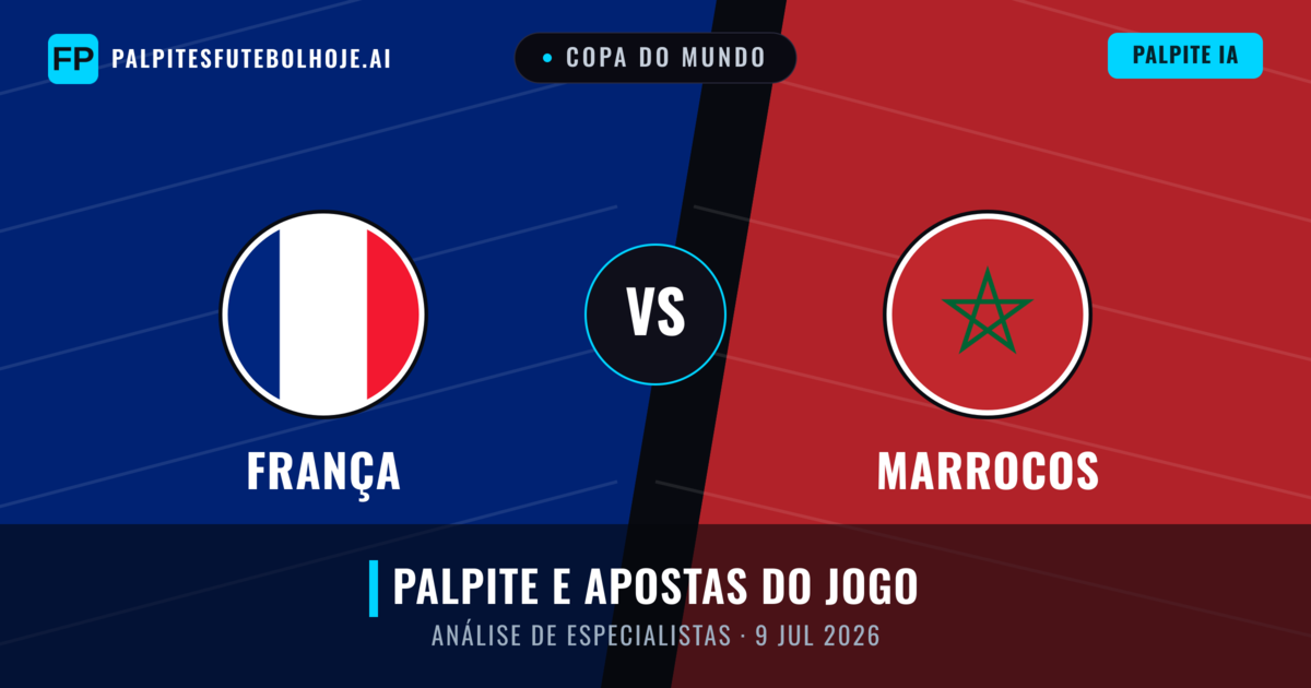 França vs Marrocos — prognóstico e prévia do jogo