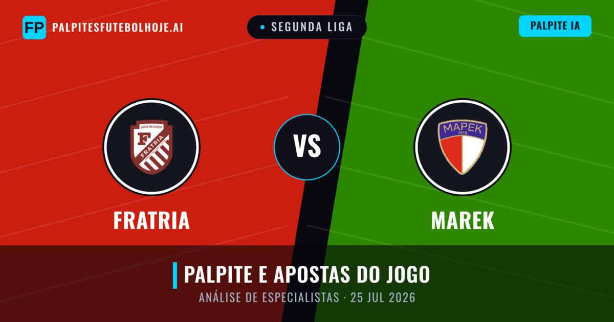 Fratria vs Marek — prognóstico e prévia do jogo