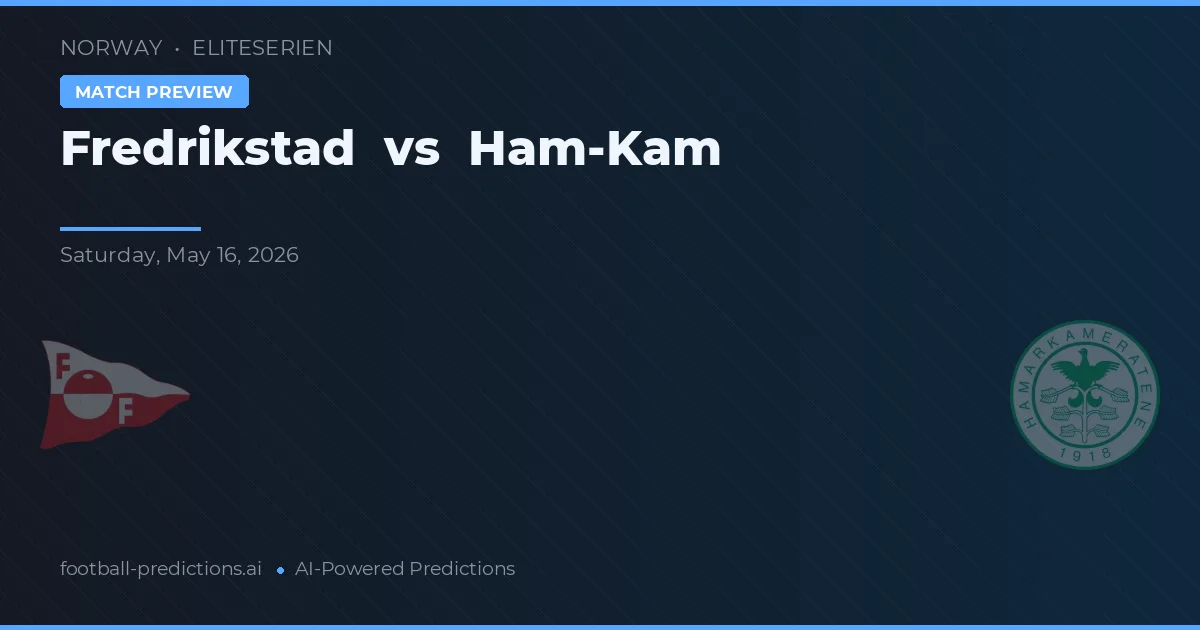 Fredrikstad vs Ham-Kam — prognóstico e prévia do jogo