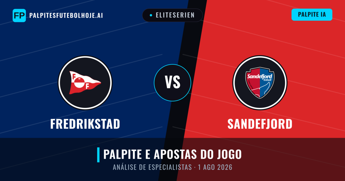 Fredrikstad vs Sandefjord — prognóstico e prévia do jogo