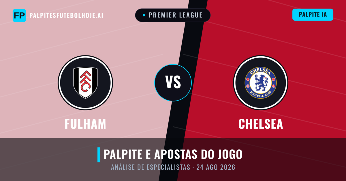 Fulham vs Chelsea — prognóstico e prévia do jogo