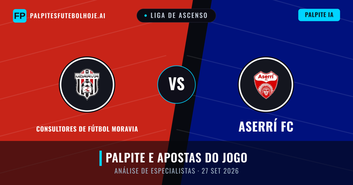 Consultores de Fútbol Moravia vs Aserrí FC — prognóstico e prévia do jogo