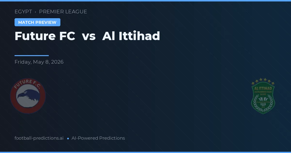 Future FC vs Al Ittihad — prognóstico e prévia do jogo