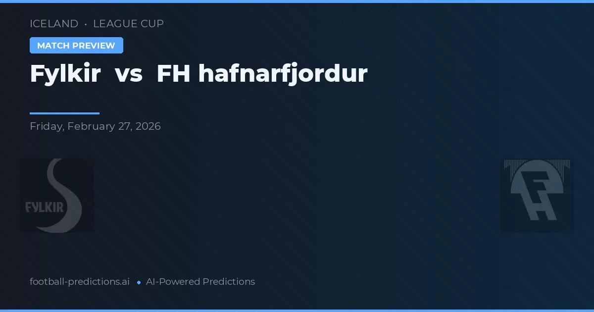 Fylkir vs FH Hafnarfjörður — prognóstico e prévia do jogo