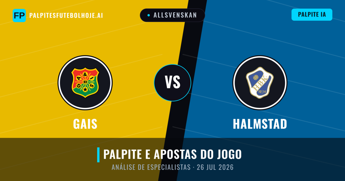 Gais vs Halmstad — prognóstico e prévia do jogo