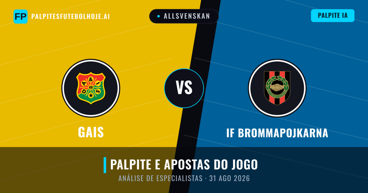 Gais vs IF Brommapojkarna — prognóstico e prévia do jogo