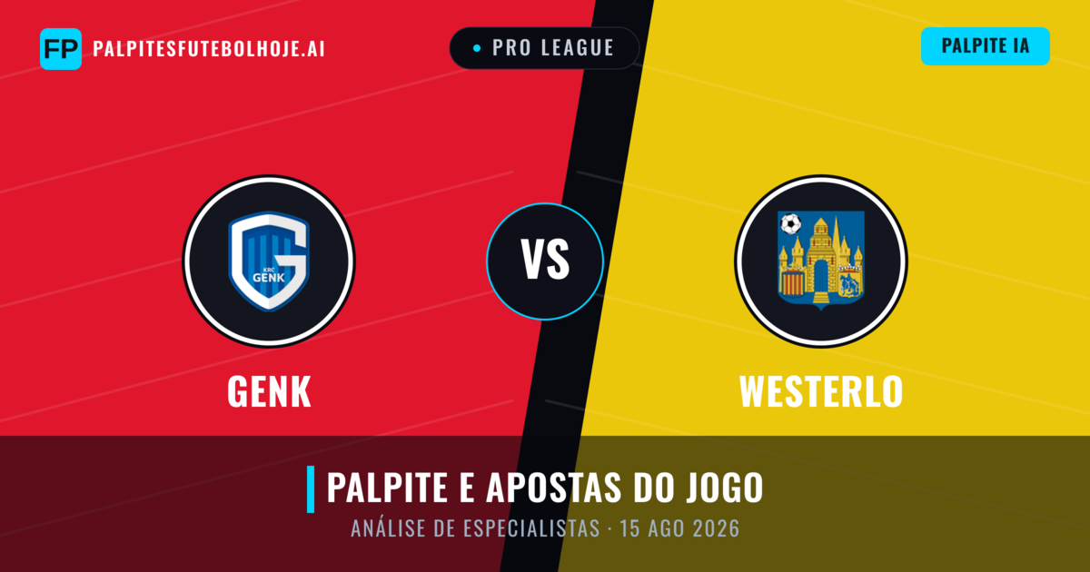 Genk vs Westerlo — prognóstico e prévia do jogo