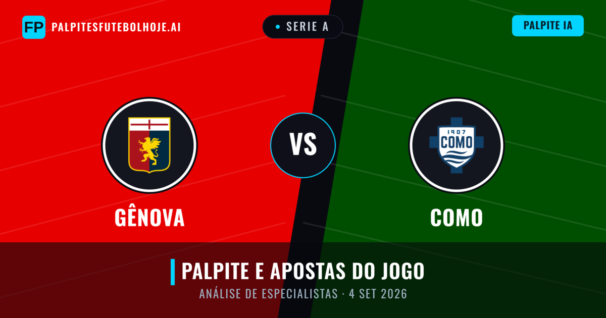 Gênova vs Como — prognóstico e prévia do jogo