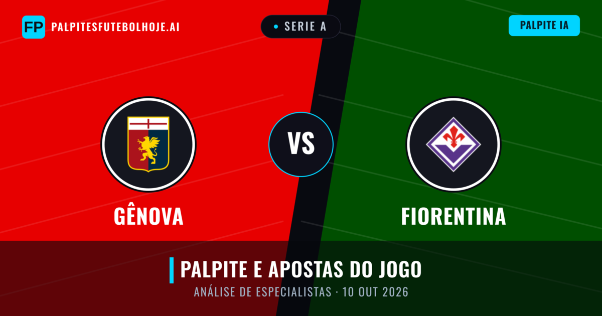 Gênova vs Fiorentina — prognóstico e prévia do jogo
