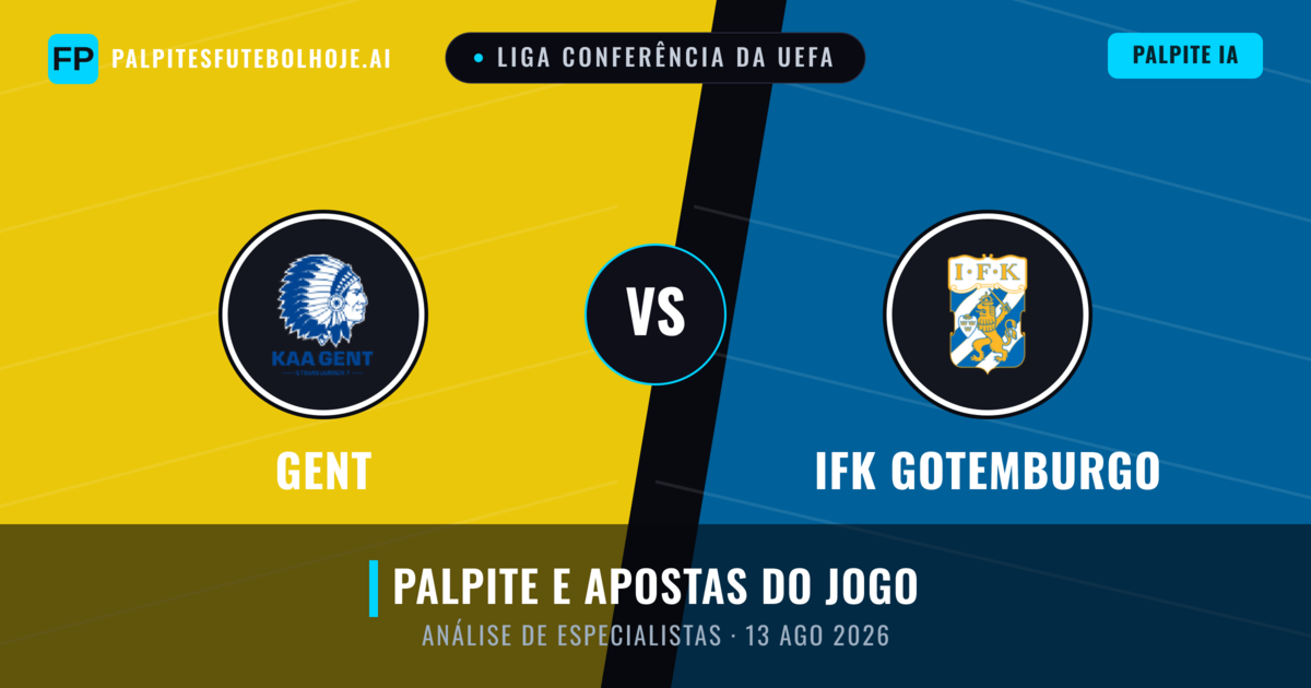 Gent vs IFK Gotemburgo — prognóstico e prévia do jogo