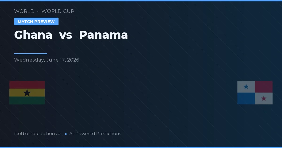 Gana vs Panamá — prognóstico e prévia do jogo