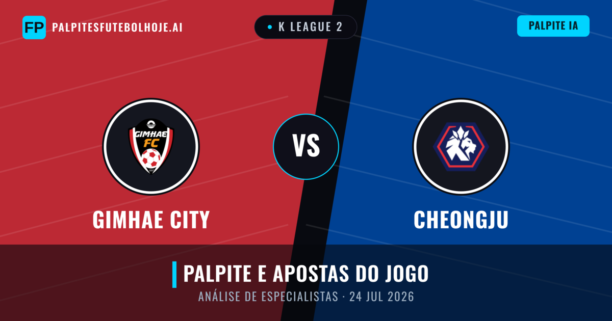 Gimhae City vs Cheongju — prognóstico e prévia do jogo