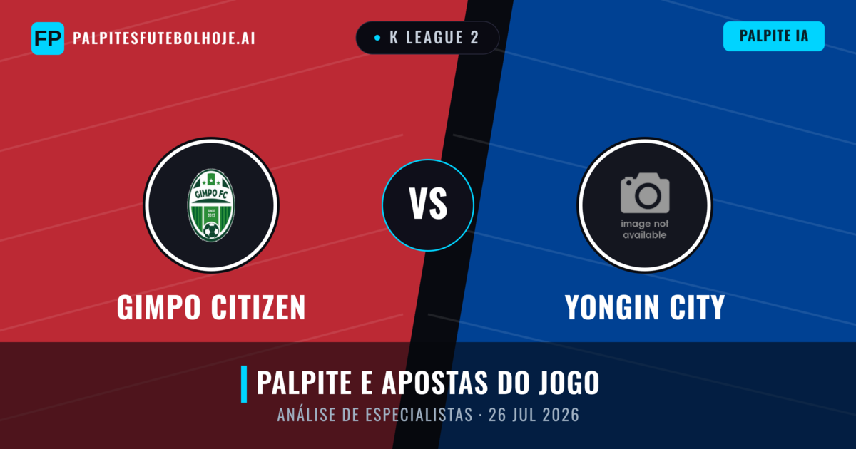 Gimpo Citizen vs Yongin City — prognóstico e prévia do jogo