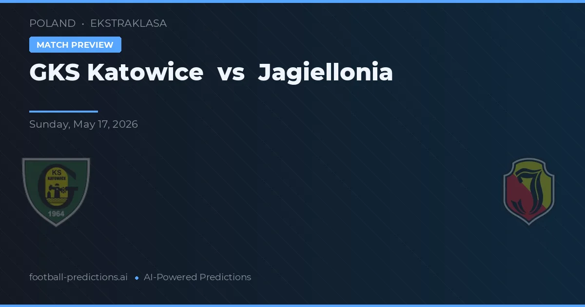 GKS Katowice vs Jagiellonia — prognóstico e prévia do jogo
