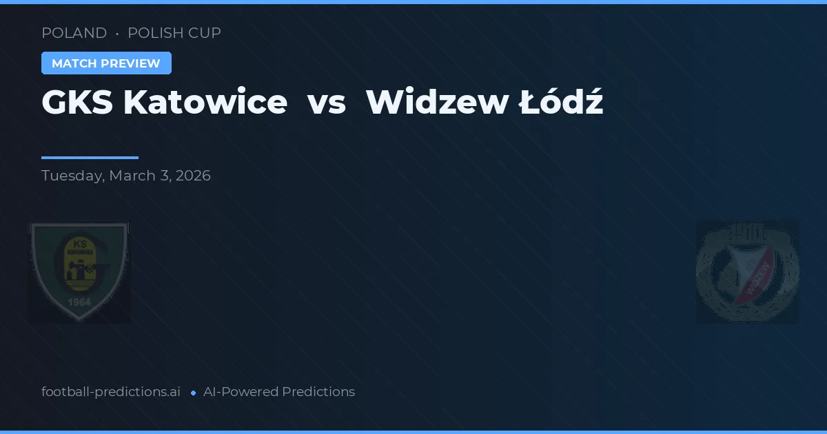 GKS Katowice vs Widzew Łódź — prognóstico e prévia do jogo