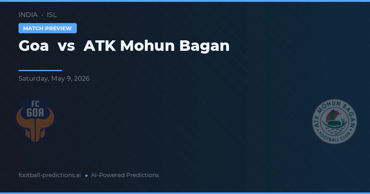 Goa vs ATK Mohun Bagan — prognóstico e prévia do jogo