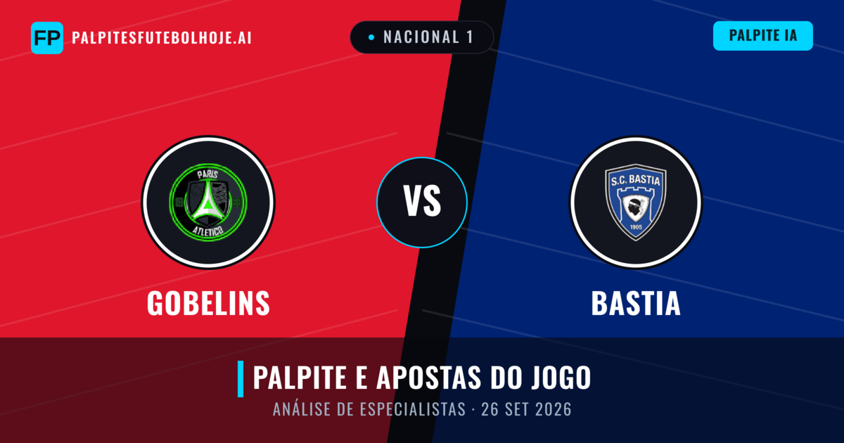 Gobelins vs Bastia — prognóstico e prévia do jogo