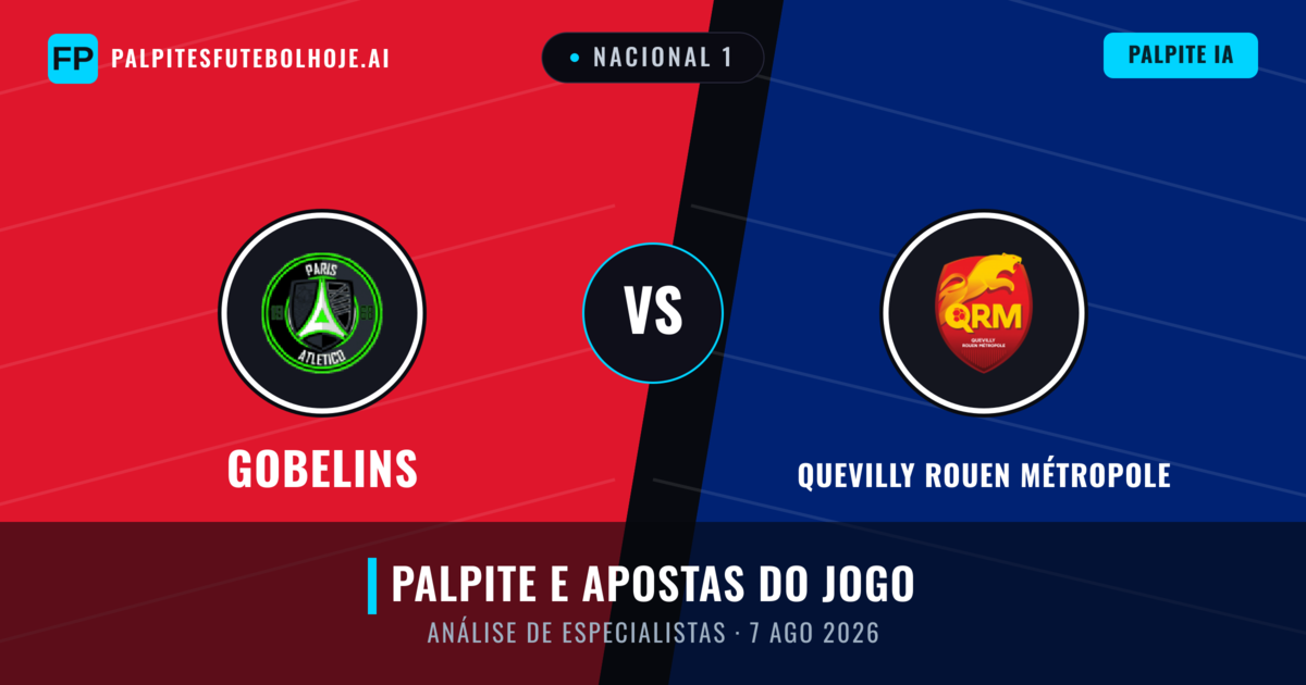 Gobelins vs Quevilly Rouen Métropole — prognóstico e prévia do jogo