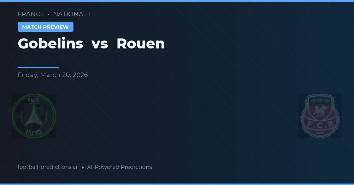 Gobelins vs Rouen — prognóstico e prévia do jogo