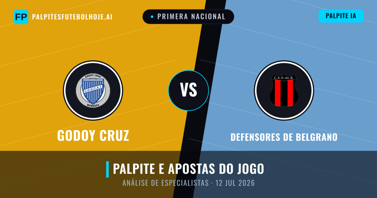 Godoy Cruz vs Defensores de Belgrano — prognóstico e prévia do jogo