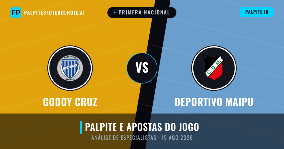 Godoy Cruz vs Deportivo Maipu — prognóstico e prévia do jogo