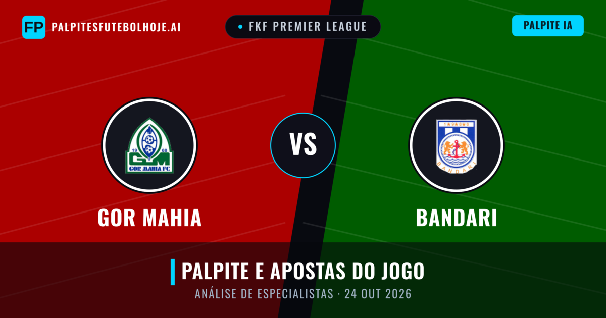 Gor Mahia vs Bandari — prognóstico e prévia do jogo