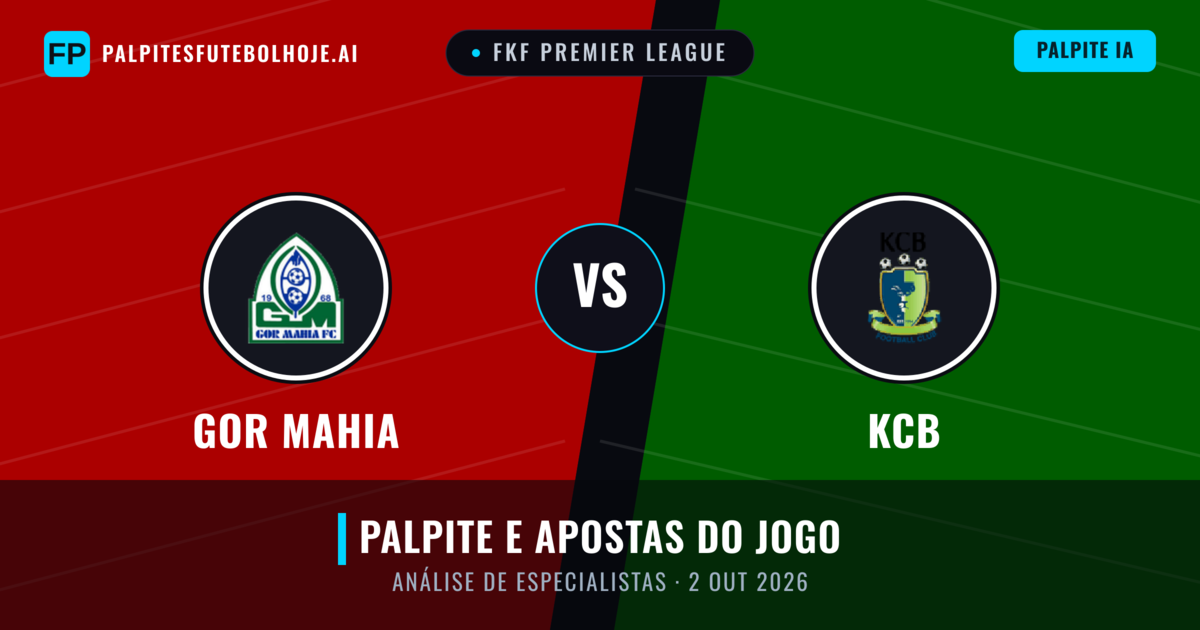 Gor Mahia vs KCB — prognóstico e prévia do jogo