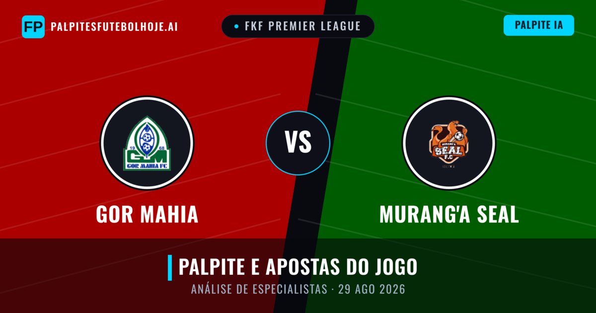 Gor Mahia vs Murang'a SEAL — prognóstico e prévia do jogo
