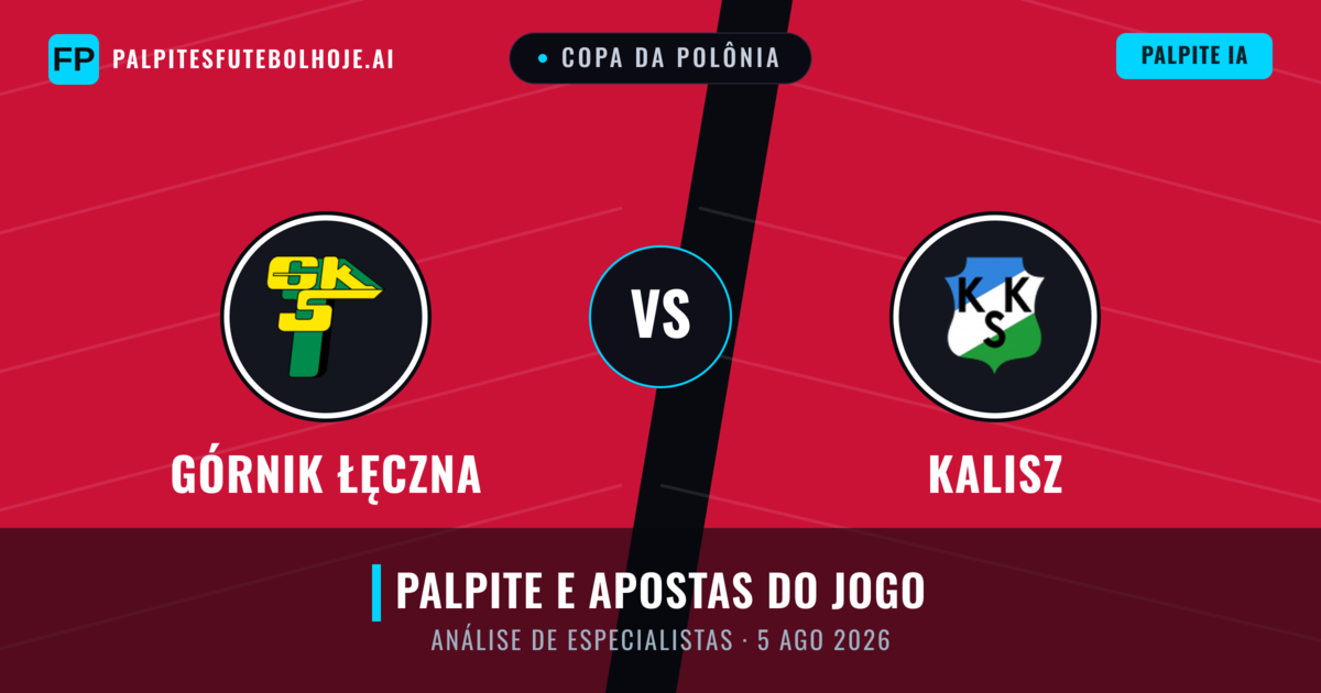 Górnik Łęczna vs Kalisz — prognóstico e prévia do jogo