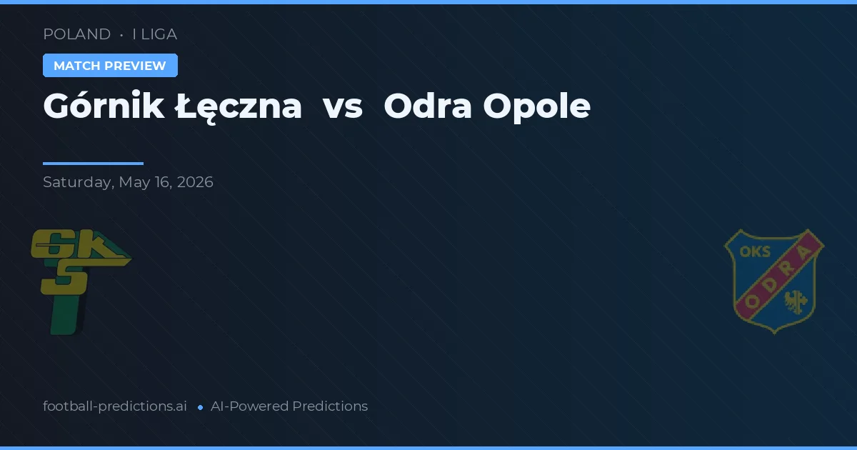 Górnik Łęczna vs Odra Opole — prognóstico e prévia do jogo