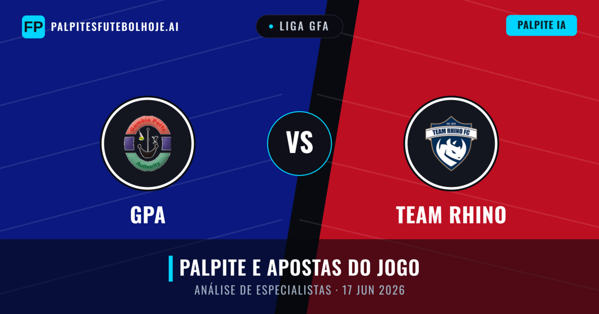 GPA vs Team Rhino — prognóstico e prévia do jogo