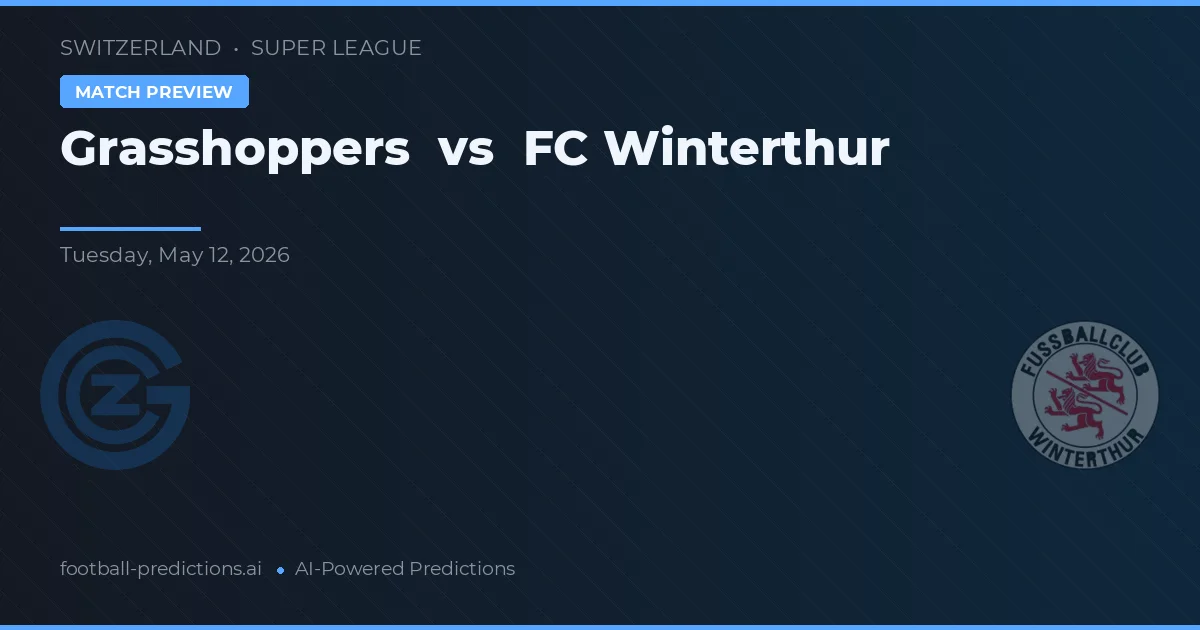 Grasshoppers vs FC Winterthur — prognóstico e prévia do jogo