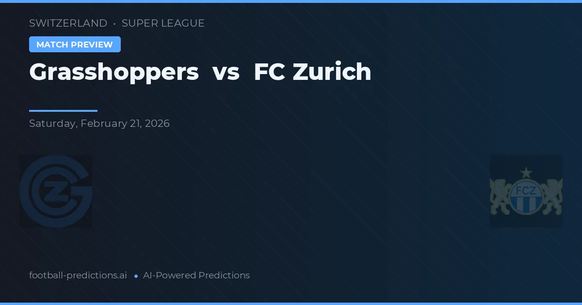 Grasshoppers vs FC Zurique — prognóstico e prévia do jogo