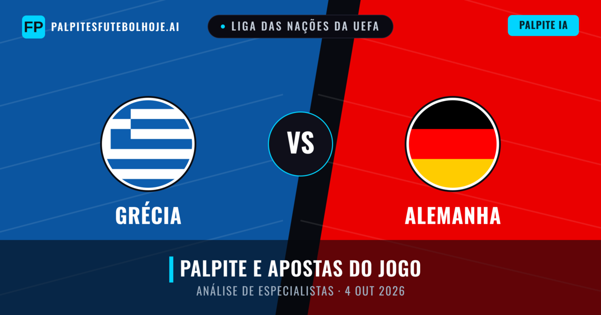 Grécia vs Alemanha — prognóstico e prévia do jogo