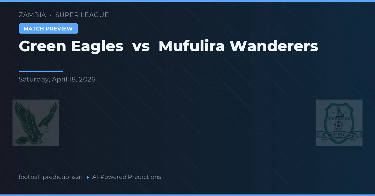 Águias Verdes vs Mufulira Wanderers — prognóstico e prévia do jogo