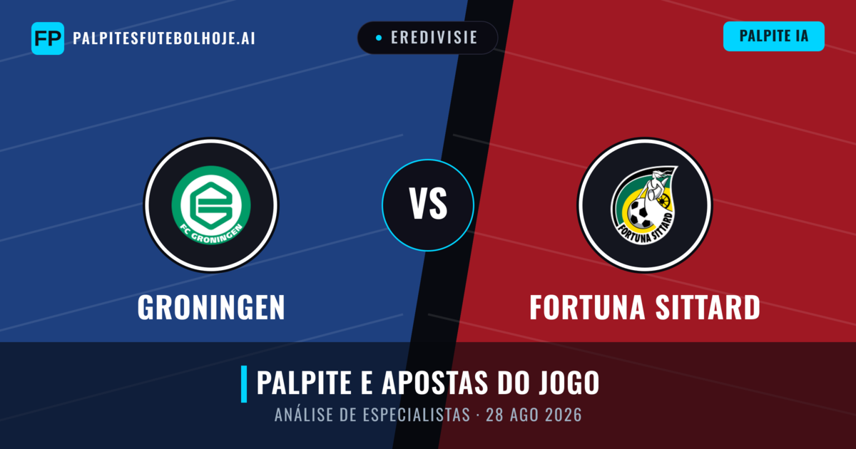 Groningen vs Fortuna Sittard — prognóstico e prévia do jogo