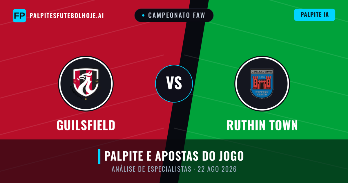 Guilsfield vs Ruthin Town — prognóstico e prévia do jogo