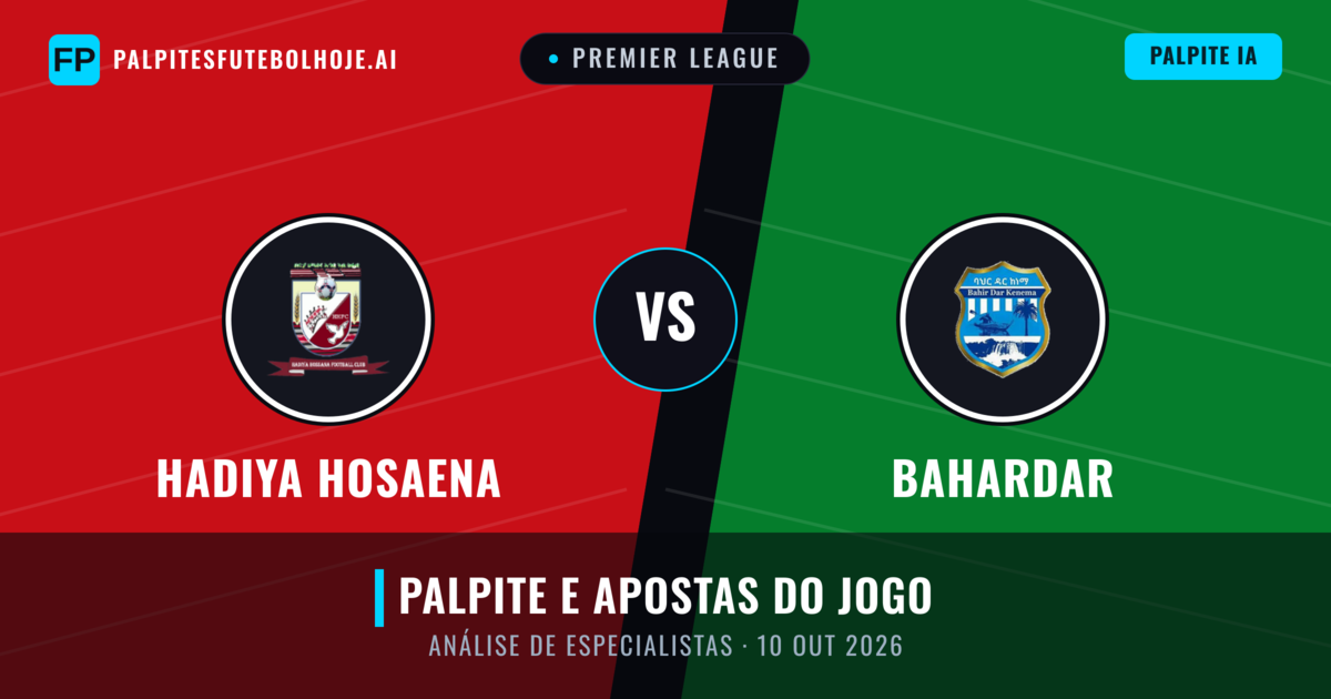 Hadiya Hosaena vs Bahardar — prognóstico e prévia do jogo