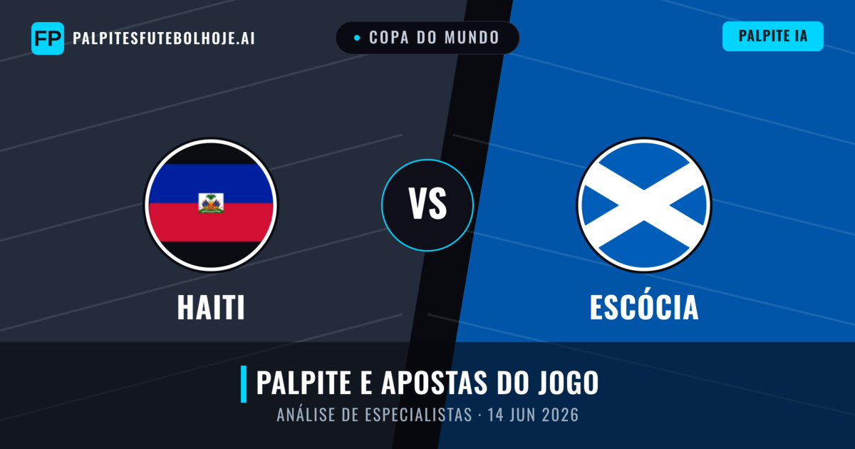 Haiti vs Escócia — prognóstico e prévia do jogo