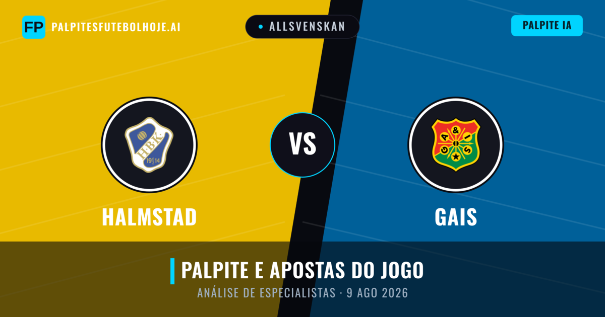 Halmstad vs Gais — prognóstico e prévia do jogo