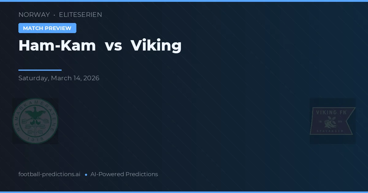 Ham-Kam vs Viking — prognóstico e prévia do jogo
