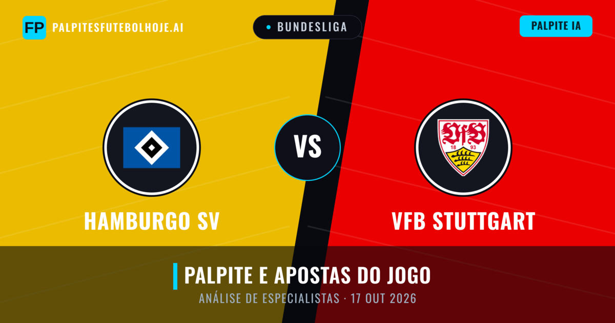 Hamburgo SV vs VfB Stuttgart — prognóstico e prévia do jogo