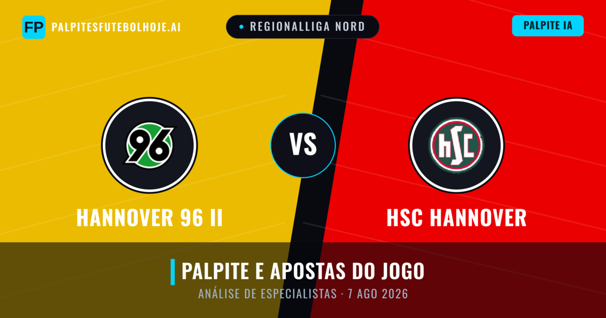 Hannover 96 II vs HSC Hannover — prognóstico e prévia do jogo