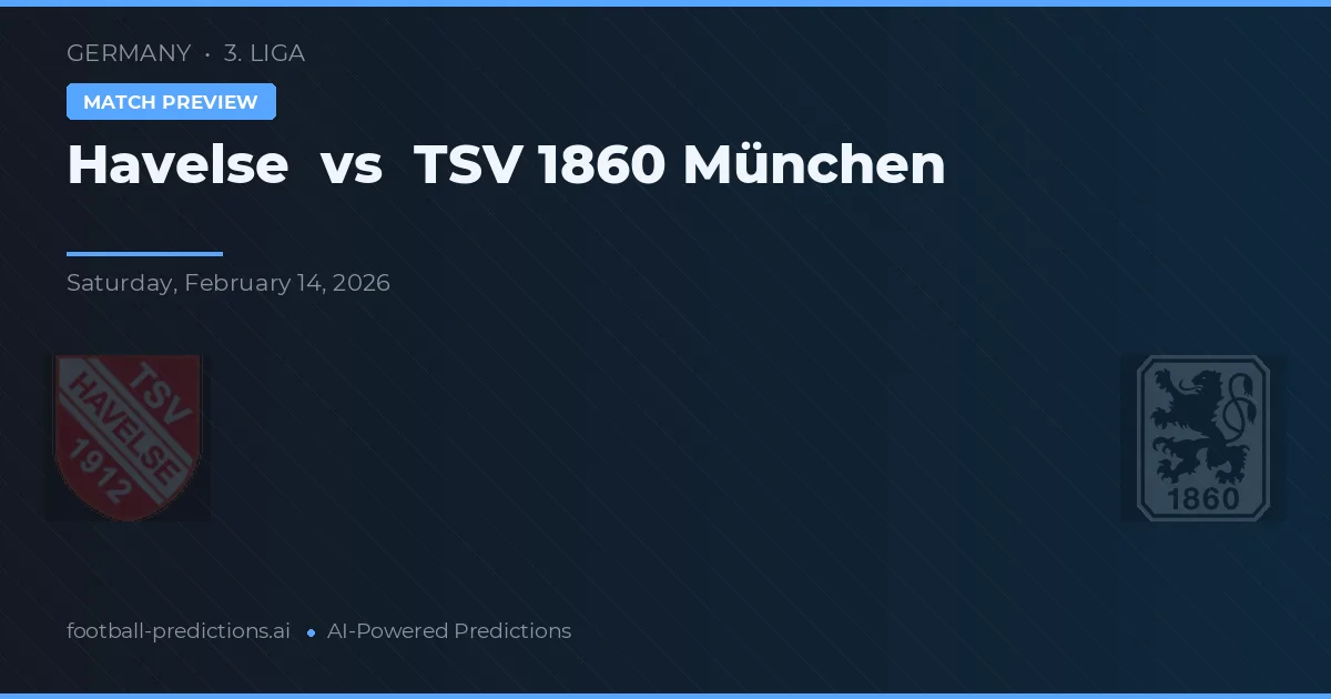 Havelse vs TSV 1860 Munique — prognóstico e prévia do jogo